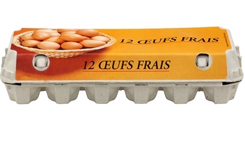 oeufs frais calibre moyen