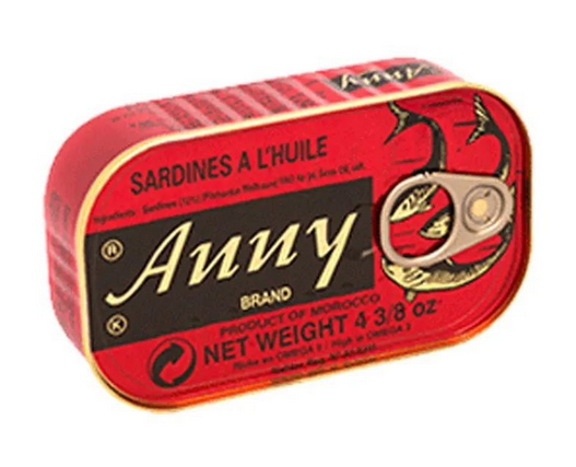 Sardine  l'huile ANNY 125G